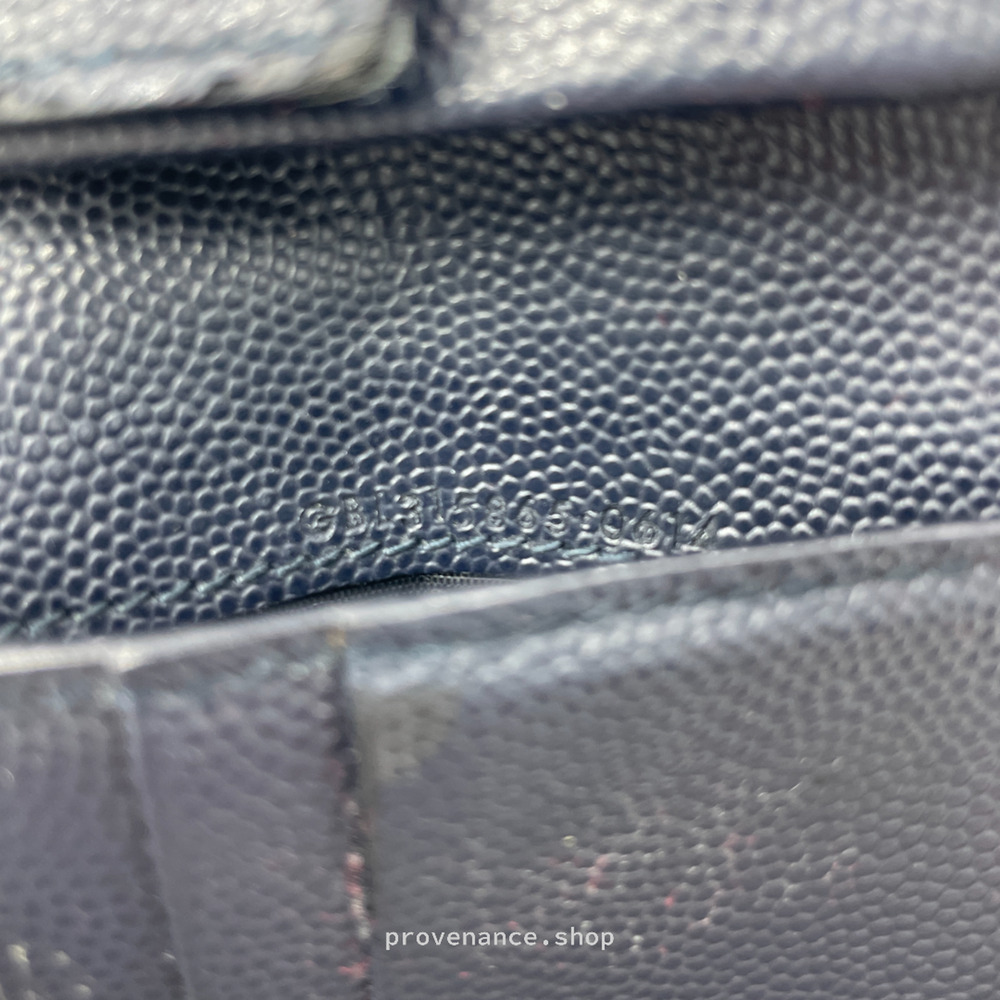 🔴 Saint Laurent Paris SLP Bifold Wallet - Navy - Picture 9 of 9